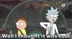 Rick Sanchez Thought It Was Cool GIF