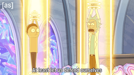 Rick Sanchez Tied Up GIF
