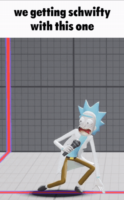 Rick Singing Into Microphone We Getting Schwifty With This One GIF