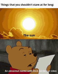 Rickroll Rick Astley Staring At The Sun Winnie  GIF