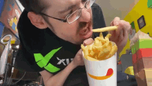 Ricky Berwick Eating French Fries