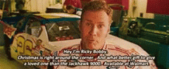 Ricky Bobby Wielding Knife Talladega Night GIF