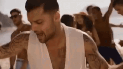 Ricky Martin Beach Party GIF