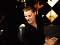 Ricky Martin Clapping GIF