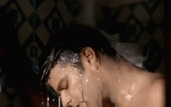 Ricky Martin Taking Bath GIF