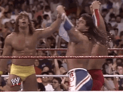 Ricky Steamboat Roaring Like A Fire Tornado GIF