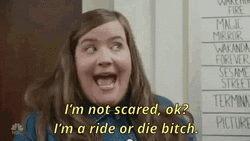 Ride Or Die I'm Not Scared GIF