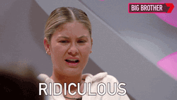 Ridiculous Girl In Big Brother GIF