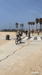 Riding Bike On A Hot Day GIF