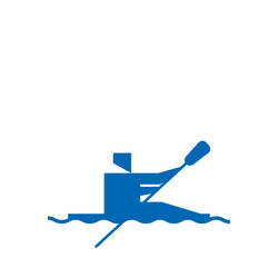 Riding The Canoe Logo GIF