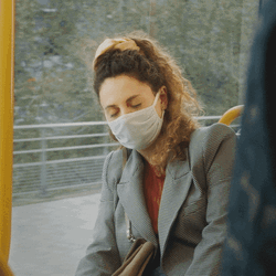 Riding Woman Falling Asleep GIF