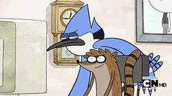 Rigby Twirling Regular Show GIF