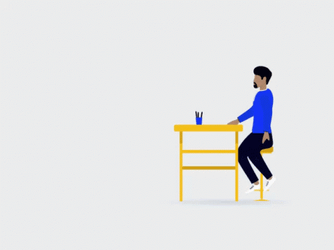 Rigged Work Interview GIF