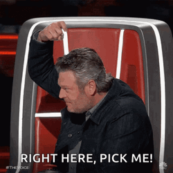 Right Here Pick Me Blake Shelton GIF