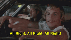 Right On Matthew McConaughey GIF