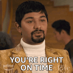 Right On Time Mark Indelicato GIF