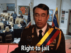 Right To Jail Wide Eye Reaction GIF