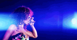 Rihanna Drinks Don Julio Tequila On Stage GIF