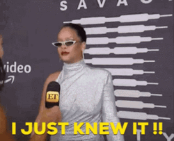 Rihanna I Just Knew It GIF
