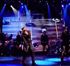 Rihanna In Stage Dancing Milly Rock GIF