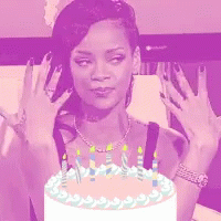 Rihanna Moving Fingers It's My Birthday GIF