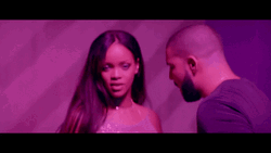 Rihanna Work Music Video Featuring Rapper Drake GIF