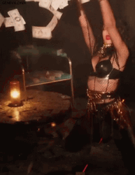 Rihanna Work Music Video Throwing Money  GIF