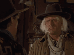 Riiight Doc Brown Back To The Future GIF
