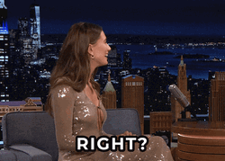 Riiight Hailey Bieber Jimmy Fallon Show GIF
