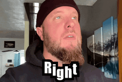 Riiight Mike Hitt Sarcastic Nod GIF