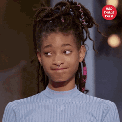 Riiight Willow Smith Red Table Talk GIF