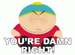 Riiiight Eric Cartman GIF