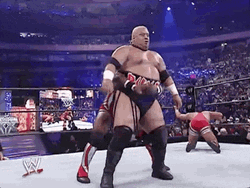 Rikishi Push His Opponent GIF