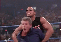 Rikishi Vince McMahon And The Rock GIF