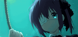 Rikka Takanashi In Midnight Sky  GIF