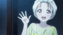 Riko Sakurauchi Waving Hi  GIF