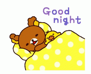 Rilakkuma Bedtime Goodnight GIF