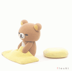 Rilakkuma Fell Asleep GIF