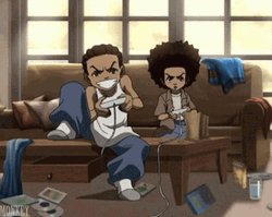 Riley Freeman Playing With Ruey Freeman GIF