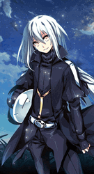 Rimuru Tempest Flirty Stare On Starry Night GIF