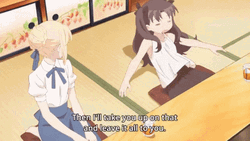 Rin Tohsaka I'll Take You Up On That GIF