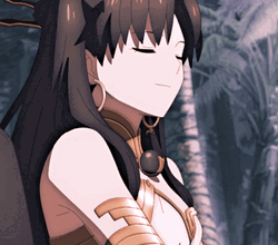 Rin Tohsaka Pout Reaction GIF