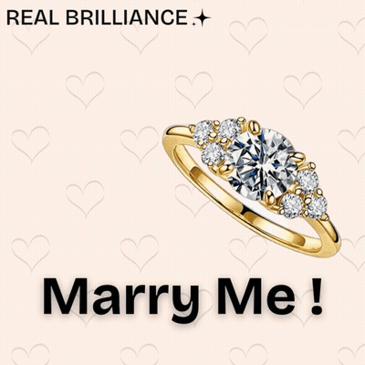 Ring Saying Marry Me GIF