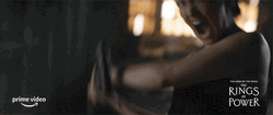 Rings Of Power Bronwyn Orcs GIF