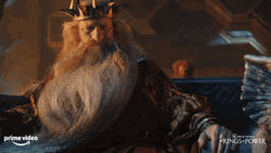 Rings Of Power King Durin Thror GIF