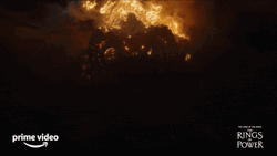 Rings Of Power Monster Burning GIF