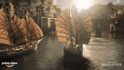 Rings Of Power Ship Fleet GIF