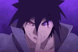 Rinnegan Sasuke Casting Chant GIF
