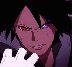 Rinnegan Sasuke Flowing Volt GIF