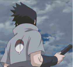 Rinnegan Sasuke Getting Ready GIF